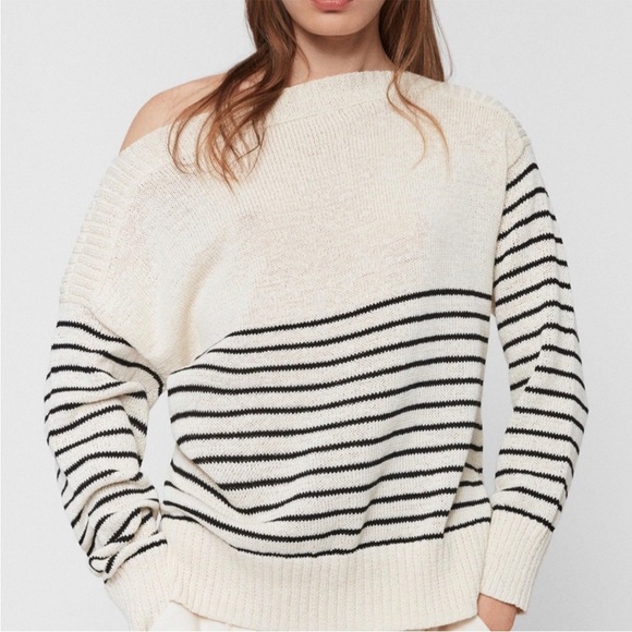 Womens ALL SAINTS Ives Breton Sweater - Picture 1 of 11